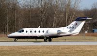 N280AJ @ ROC - taking off for a charter to PBI - by scott kerhaert