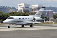 N552QS @ SMO - NetJets N552QS starting her takeoff roll on RWY 21, departing to Phoenix Sky Harbor Int'l (KPHX). - by Dean Heald