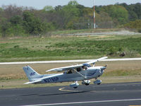 N376SP @ PDK - Catching a little cross-wind on landing! - by Michael Martin