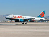 N826AW @ KLAS - America West Airlines / Airbus Industrie A319-132 - by Brad Campbell