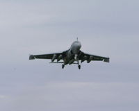 163522 @ KNRA - EA-6B on final to OLF Coupevisse - by John J. Boling