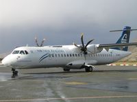 ZK-MCC @ ZQN - ATR 72-500 just arriving from Christchurch - by Micha Lueck