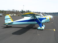 N1833K @ PVF - 1946 Luscombe 8E @ sunny and cool Placerville Airport, CA - by Steve Nation