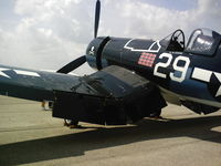 N29VF @ KLAL - Vought F4U-7 on display at Sun 'N Fun 2006 - by Timmy Smith