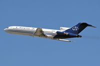 N678MG @ LAX - Champion Air N678MG - 1981 Boeing 727-225 (FLT CCP2010) departing LAX RWY 25R enroute to Boeing Field King Co. Int'l (KBFI). - by Dean Heald