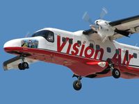 N409VA @ VGT - Vision Air - 'Stratosphere' / Dornier DO-228-202 / Approaching RWY 12R - by SkyNevada - Brad Campbell