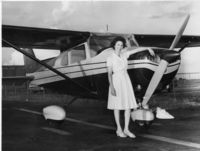 N7571X @ SWO - 1963 - pilot/owner Hazel M. Watson - by William W. Watson