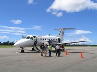 DQ-MUM @ SUV - Air Fiji's sole EMB 120 Brasilia just arrived in Suva - by Micha Lueck
