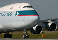 B-HVY @ EGCC - Cathay freight dog just landed on 06R. - by Kevin Murphy