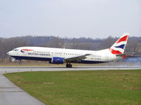 G-DOCG @ KRK - British Airways - landing on rwy 25 - by Artur Bado?