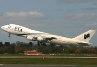 AP-BAT @ EGCC - PIA 747 blasting off 24R. - by Kevin Murphy