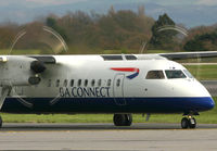 G-BRYW @ EGCC - Lovely prop blur on BA's Dash 8. - by Kevin Murphy