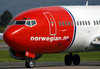 LN-KKI @ EGCC - Bright looking Norwegian 737. - by Kevin Murphy