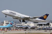 D-ABVX @ LAX - Lufthansa D-ABVX (FLT DLH457) departing RWY 25R enroute to Frankfurt Main (EDDF), Germany. - by Dean Heald