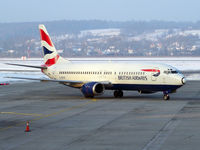 G-DOCZ @ KRK - British Airways - Boeing 737-436 - by Artur Bado?