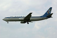 SX-BKA @ LHR - Boeing 737 484 - by Les Rickman