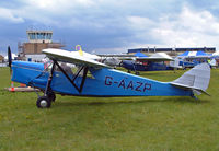 G-AAZP @ EGBP - D.H 80A Puss Moth - by Les Rickman