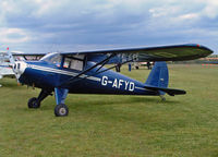 G-AFYD @ EGBP - Luscombe 8F Silvaire - by Les Rickman