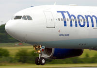 G-OJMB @ EGCC - Close up nose shot. - by Kevin Murphy