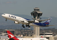 CC-CQC @ LAX - Blasting past theL.A. tower. - by Kevin Murphy