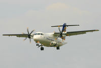 D-BTTT @ LHR - Great looking prop on short finals. - by Kevin Murphy