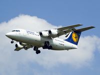 D-AVRB @ KRK - Lufthansa - landing on rwy 25 - by Artur Bado?