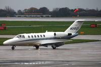 N312CJ @ EGCC - Arriving at a wet Manchester. - by Kevin Murphy