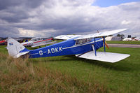 G-ADKK @ EGHS - D.H 87B Hornet Moth - by Les Rickman