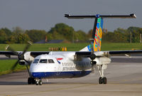 G-BRYV @ EGCC - Nice looking Dash 8 - by Kevin Murphy