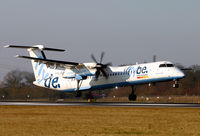 G-JEDK @ EGCC - Touch down on 06R. - by Kevin Murphy