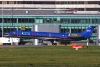 G-RJXF @ EGCC - Landing on 24R in front of the terminal. - by Kevin Murphy