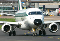 EI-DFH @ EGCC - Face to face with Alitalia Express 170 - by Kevin Murphy