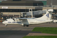 EI-SLD @ EGCC - Old ATR passing the terminals. - by Kevin Murphy