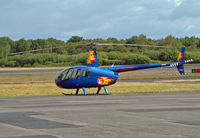 G-BZOP @ BOH - Robinson R-44 - by Les Rickman