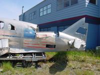 N17602 @ PANC - Spartan 7W wreck now at air museum