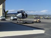 N9118F @ CMA - 1972 Hughes 369HS, Allison 250 Ser. turboshaft, 400 shp, wash helo - by Doug Robertson