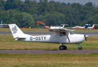G-OSTY @ BOH - Cessna F.150G - by Les Rickman