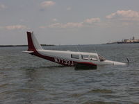 N7733J - Plane in water off Bishop's Harbour, Port Manatee - by Will & Sean