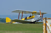 G-ALIW @ EGHA - D.H.82A Tiger Moth - by Les Rickman