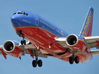 N417WN @ KLAS - Southwest Airlines - 'The Rollin W. King' / 2001 Boeing 737-7H4 / Dedicated to one of the founding fathers of SWA. - by Brad Campbell