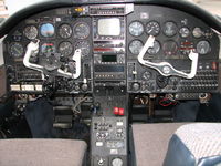N141AJ @ FDK - panel of a pretty nice aerostar up from Norfolk, VA for the AOPA Fly-in 2006 - by Sam Andrews