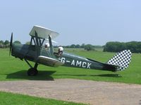 G-AMCK @ EGBK - Tiger Moth giving pleasure flights from Northampton - by Simon Palmer