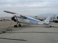 N1571B @ CNO - Engineless 1948 Luscombe 8E @ Chino Municipal Airport, CA - by Steve Nation