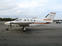 N421RD @ AJO - 1968 Cessna 421 @ Corona Municipal Airport, CA - by Steve Nation