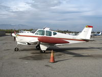 N483T @ AJO - 1961 Beech 35-A33 Bonanza @ Corona Municipal Airport, CA - by Steve Nation