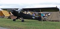 N46665 @ RDG - This 1943-vintage Taylorcraft shows off her lovely plumage at the Mid Atlantic Air Museum. - by Daniel L. Berek