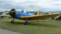 N60332 @ RDG - Nice sky blue Fairchild trainer awaits her next adventure. - by Daniel L. Berek
