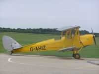 G-AHIZ @ EGBK - Tiger Moth visiting Sywell from Cambridge - by Simon Palmer