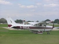 G-BBOA @ EGBK - Cessna 172 Skyhawk visiting Sywell - by Simon Palmer