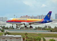 6Y-JAJ @ KFLL - Landing at Ft Lauderdale - by Ivan Cholakov